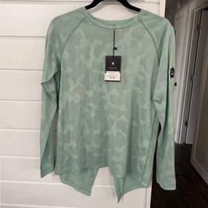 Waggle Fly Away Mint Camo Long Sleeve